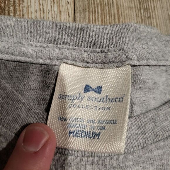 Simply Southern Raised Right Americana Graphic Tee Shirt Womens Medium - Picture 4 of 7